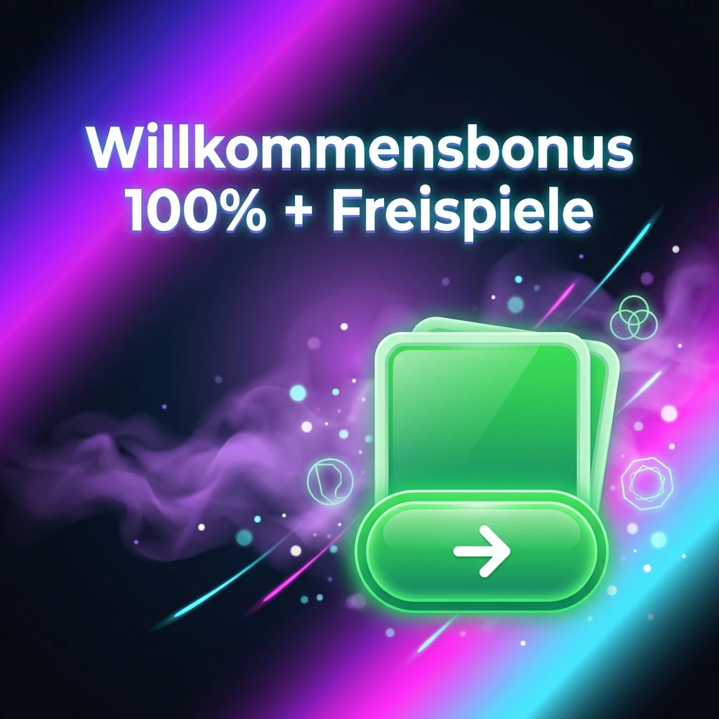Willkommensbonus 100% + Freispiele
